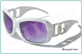 Ladies Womens Designer Sunglasses White Lupes L3  