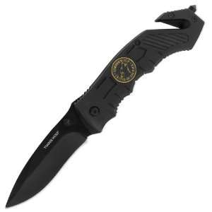  Timber Wolf Assist Rescue Black Folding Knife Sports 