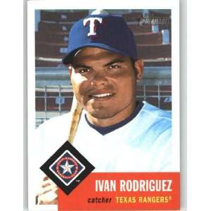  2002 Topps Heritage #32 Ivan Rodriguez   Texas Rangers 