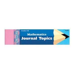  McDonald Publishing MC J801 Journal Booklet Mathematics Gr 
