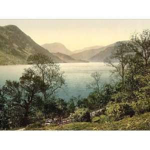  Vintage Travel Poster   Ullswater from Gowbarrow Park Lake 