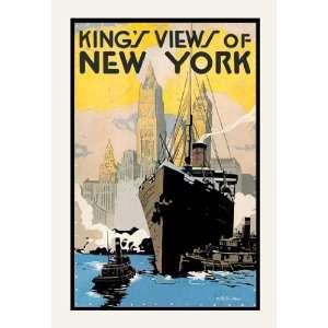    Kings Views of New York (book jacket) 44X66 Canvas