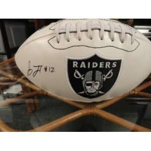  Autographed Jacoby Ford Football   Logo   Autographed 