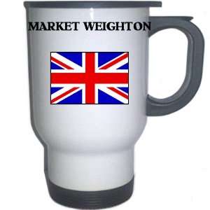  UK/England   MARKET WEIGHTON White Stainless Steel Mug 