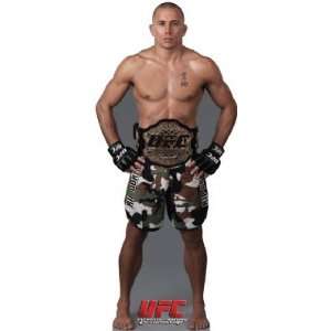  UFC   Georges St Pierre 71 x 22 Print Stand Up