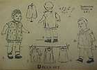 Vintage Antique 1900s Baby Doll Clothes Pattern 22