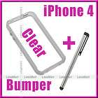 BLACK FRIDAY NEW Iphone 4 or 4s Pink Clear Bumper Frame Case Metal 