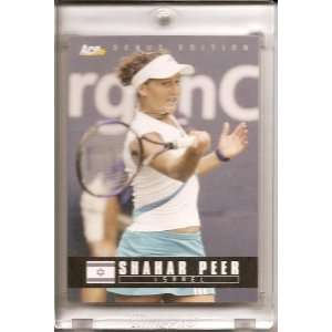  2005 Ace Authentic Shahar Peer Israel #75 Tennis Card 