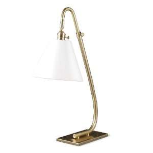 Jason Scott Mini Arc Regency Table Lamp, Brass
