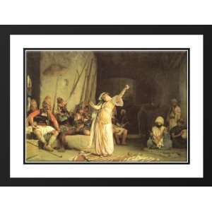 Gerome, Jean Leon 38x28 Framed and Double Matted The Dance of the 