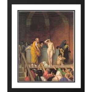  Gerome, Jean Leon 20x23 Framed and Double Matted Slave 