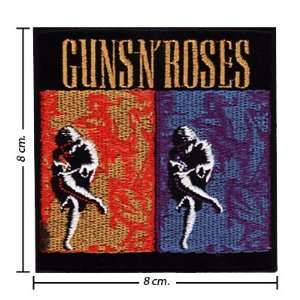 Guns N Roses Music Band Logo II Embroidered Iron on Patches Free 