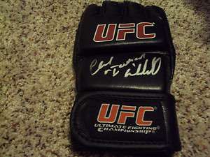 Chuck Iceman Liddell Signed UFC Glove with proof  