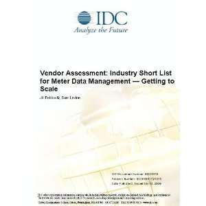  Vendor Assessment Industry Short List for Meter Data 