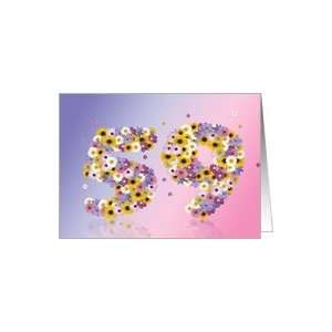  59th birthday with daisy flower numbers Card Toys & Games