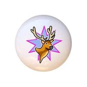 Deer Buck Drawer Pull Knob