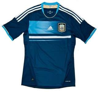 2011 2012 Argentina Football Team Away Soccer Jersey  