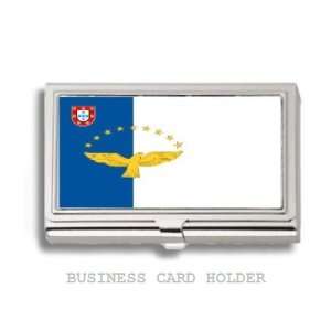  Azores Portugal Flag Business Card Holder Case: Everything 