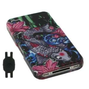  Koi Fish Design Snap On Hard Case for Apple iPhone 4 4th 