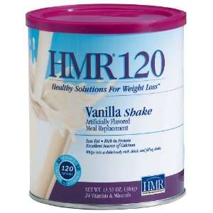  HMR 120 Weight Loss Shake Mix, Vanilla, Canister of 12 