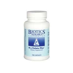  B12/Folate Plus 100 Capsules   Biotics Research Health 
