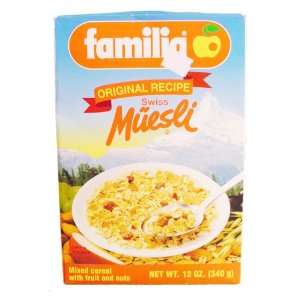 Familia Swiss Muesli Cereal, Original Recipe, 12 oz Boxes, 6 pk