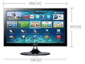 Samsung SyncMaster T23B550 Smart TV Monitor 23inch Wide Full HD TN 