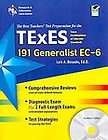 TExES 191 Generalist EC 6 The Bes, Rosado, Luis A. 9780738606859 