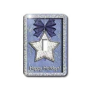  Beverly Turner Christmas Design   Silver Star on Blue with 