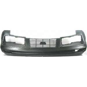 83 84 FORD MUSTANG FRONT BUMPER COVER, Raw, Except GT Model, CAPA 
