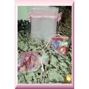  BABY SHOWER FAVOR BAGS 5 X 6 BABY GIRL PINK: Everything 