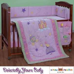  Enchantment Fairy Princes Baby Bedding 4 Pc Girls Crib Set Baby