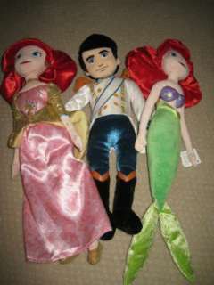 Prince Eric Plush Doll (from Little Mermaid purchased at the Disney 