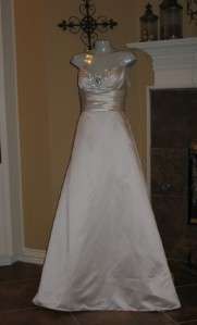 NEW MAGGIE SOTTERO Lynette Wedding Bridal Gown Mocha 12  