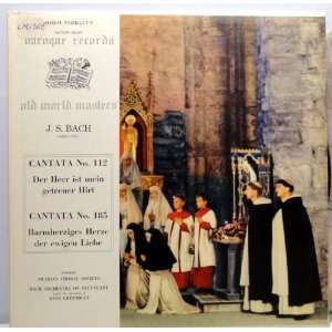 Bach, Cantata No.112 & 185, Grischkat, Baroque Records