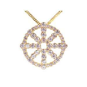   of Darma Sterling Silver with CZ, 18k Yellow Gold Plating Jewelry
