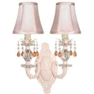 Maura Daniel Pink Lily Double Sconce
