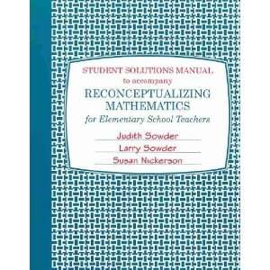   For Elementary School Teachers [Paperback]: Judith Sowder: Books