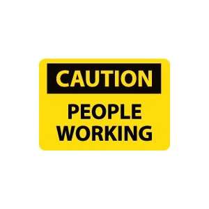  OSHA CAUTION People Working Safety Sign: Home 