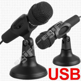 PC Handheld USB Dynamic Recording Microphone Vocal Mic  