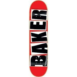  Baker Brand Logo Black Skateboard Deck   8.5: Sports 