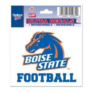 BOISE STATE BRONCOS 3X4 ULTRA DECAL WINDOW CLING