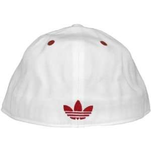  Miami Heat Color Logo Flex  Fit Hat (White): Sports 
