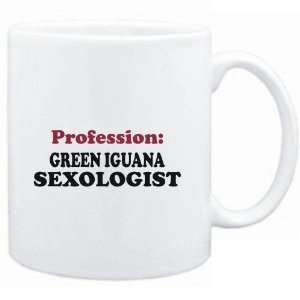  Mug White  Profession Green Iguana Sexologist  Animals 