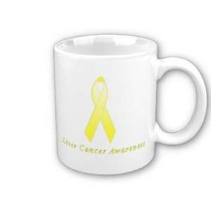Liver Cancer Awareness Ribbon Coffee Mug