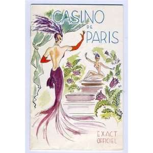    Casino De Paris Program Paris France 1953 Pictures 