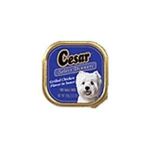  Cesar Select Dinners with Grilled Chicken Flavor in Meaty 