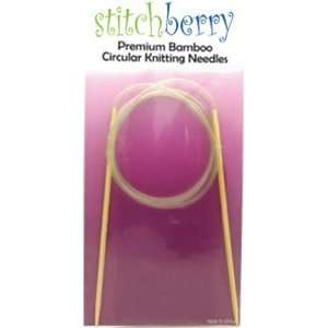   25mm 24 Inch Circular Bamboo Knitting Needles 