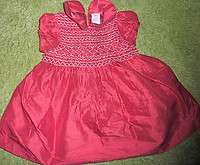 Beautiful Red Smocked Gymboree Christmas Dress 6 12 Months  