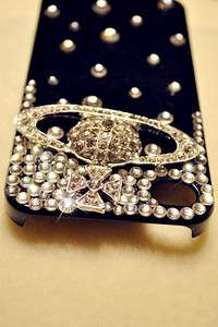   Rings iPhone 4S & iPhone 4 Bling Crystal Case Space Astronomy  
